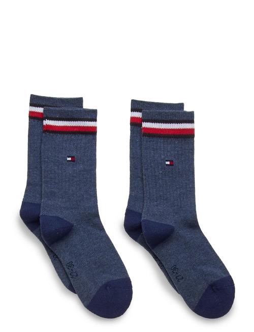 Tommy Hilfiger Th Kids Iconic Sports Sock 2P Tommy Hilfiger Blue