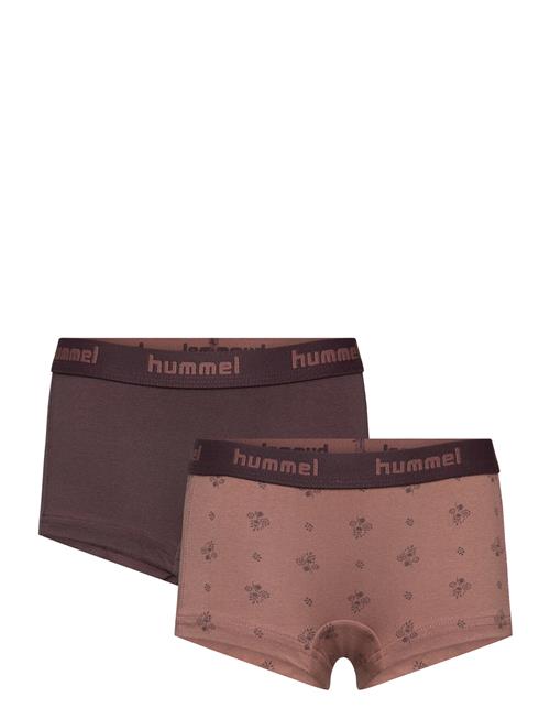 Hummel Hmlcarolina Hipsters 2-Pack Hummel Brown