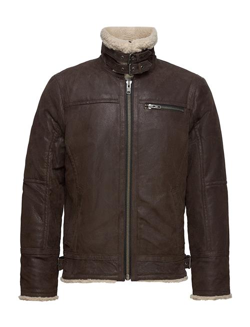 Jofama Axel Classic Pile Suede Jacket Jofama Brown