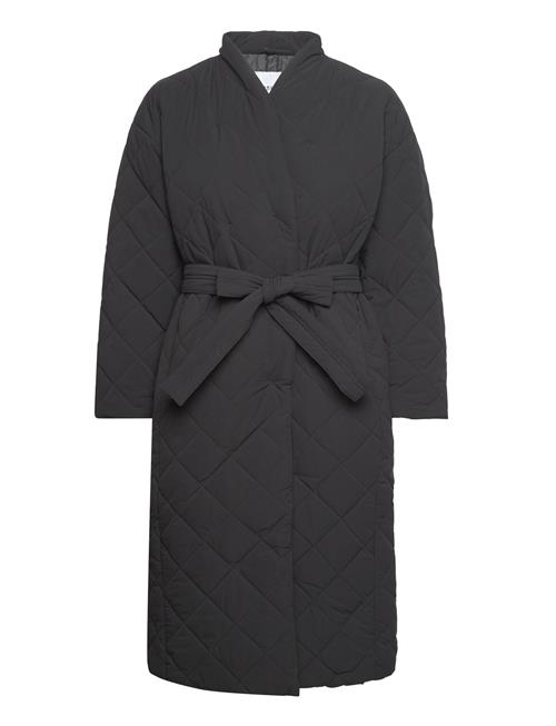 Minus Naria Padded Wrap Coat Minus Black