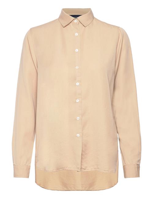 Lexington Clothing Sanna Lyocell Shirt Lexington Clothing Beige