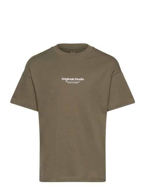 Jack & Jones Jorvesterbro Tee Ss Crew Neck Jnr Jack & J S Khaki