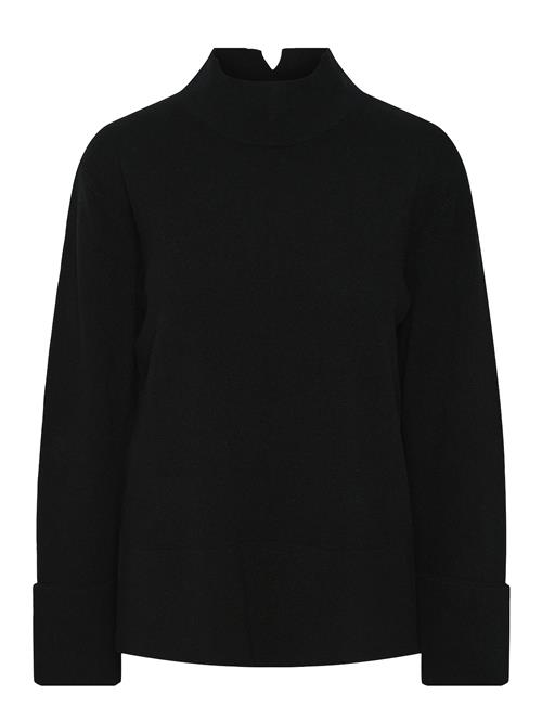 YAS Yasemilie Highneck Knit Pullover S. Noos YAS Black