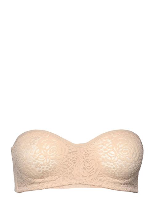 Halo Lace Strapless Bra Wacoal Beige