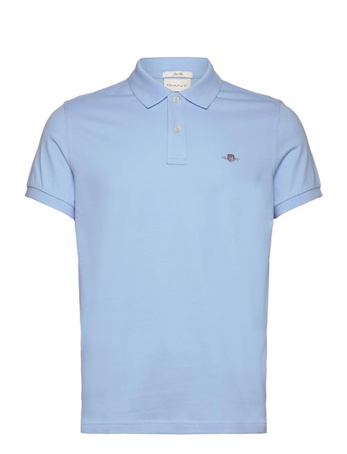 Slim Shield Ss Pique Polo GANT Blue