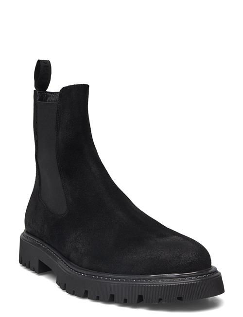 Les Deux Tatum Suede Chelsea Boot Les Deux Black