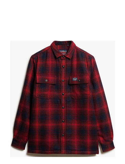 Wool Miller Overshirt Superdry Red