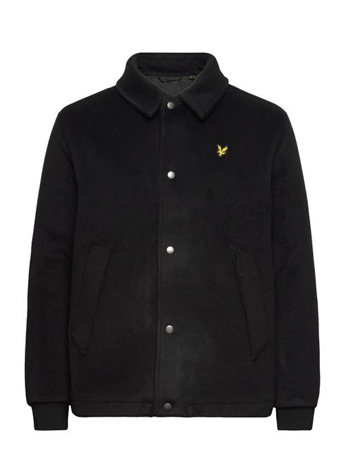 Lyle & Scott Wadded Wool Coach Jacket Lyle & Scott Black