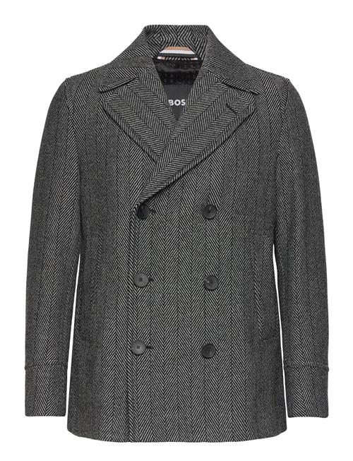 BOSS H-Hyde-Peacoat-224 BOSS Black