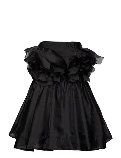 Bardot Fleurette Flower Mini Dress Bardot Black