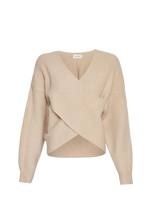 MSCH Copenhagen Mschzinelle Hope Wrap Pullover MSCH Copenhagen Beige