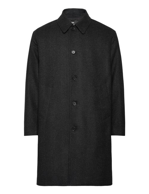 Wool Herringb Curtis Coat Mads Nørgaard Grey