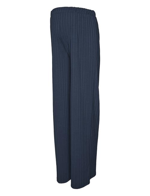 Mamalicious Mllucy Wide Rib Jrs Pants Hw Mamalicious Navy