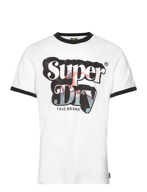 Superdry Photographic Logo T Shirt Superdry White