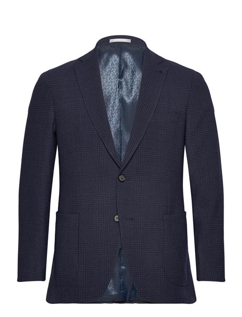 Structured Glenn Check Blazer Michael Kors Navy