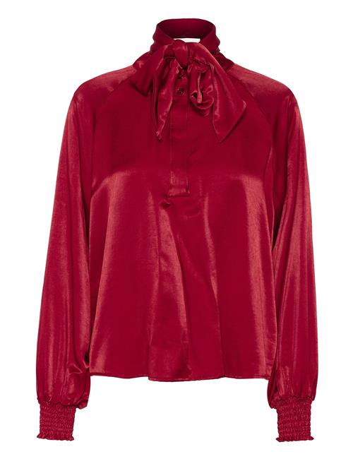 Estellemw Scarf Blouse My Essential Wardrobe Red