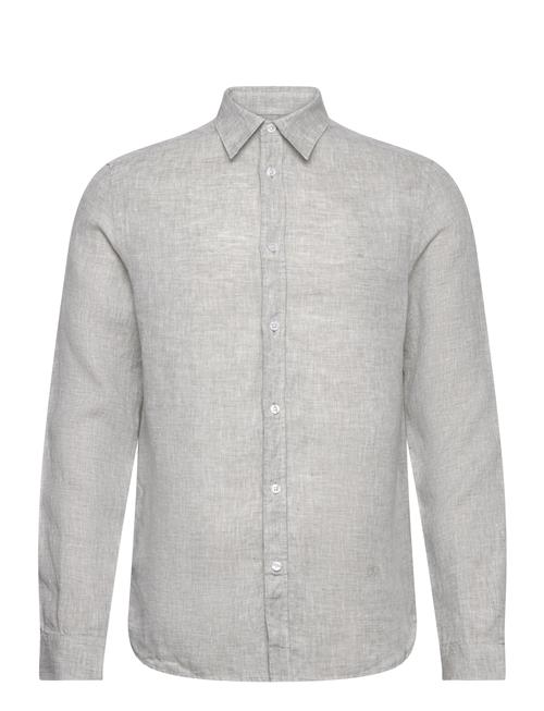 J. Lindeberg Slim Ls Linen Melange Shirt J. Lindeberg Grey