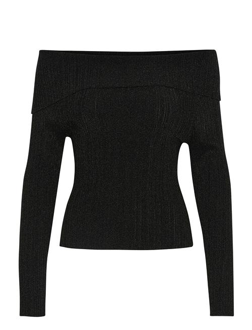 Gestuz Silvigz Rib Ls Off Shoulder Gestuz Black