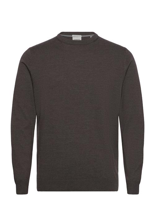 100  Merino Crew Neck Knit Lindbergh Black Brown