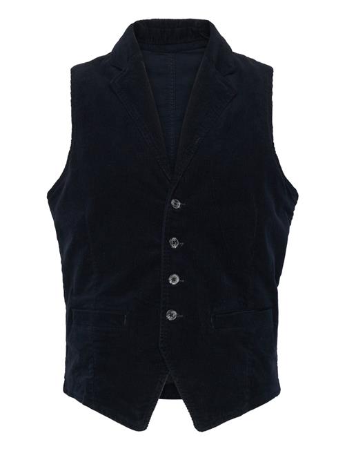 Lindbergh Corduroy Waistcoat Lindbergh Navy