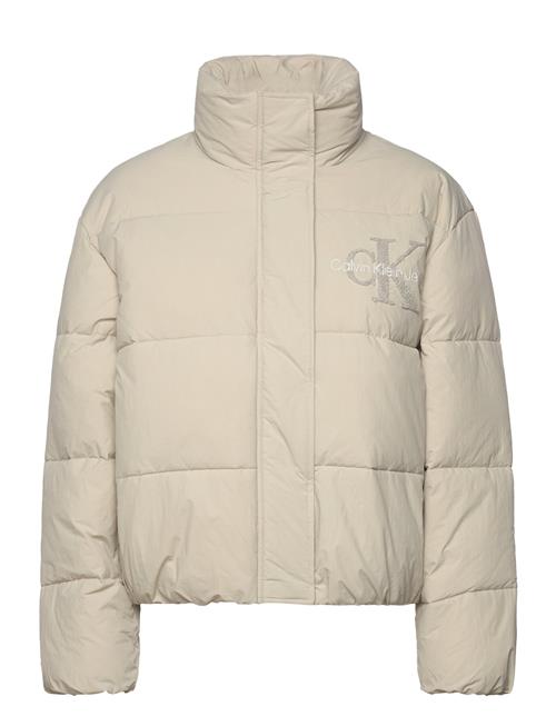 Calvin Klein Jeans Chenille Monologo Puffer Calvin Klein Jeans Cream