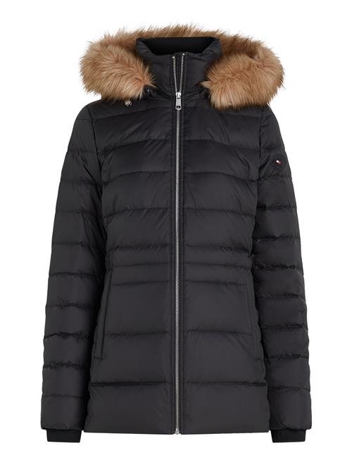 Tommy Hilfiger Tyra Down Jacket With Fur Tommy Hilfiger Black