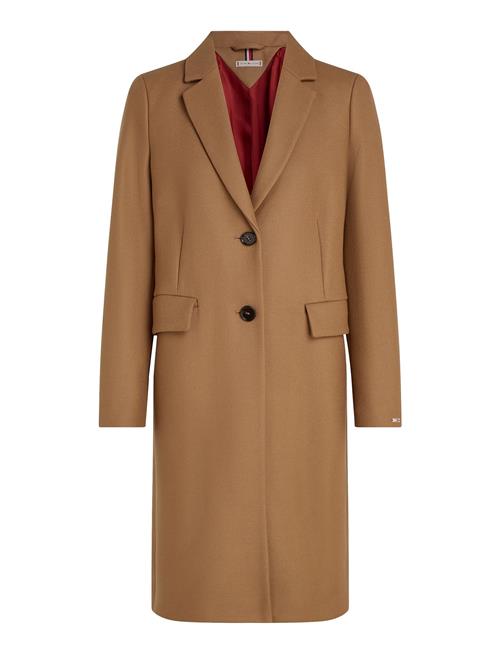 Wool Blend Classic Coat Tommy Hilfiger Beige