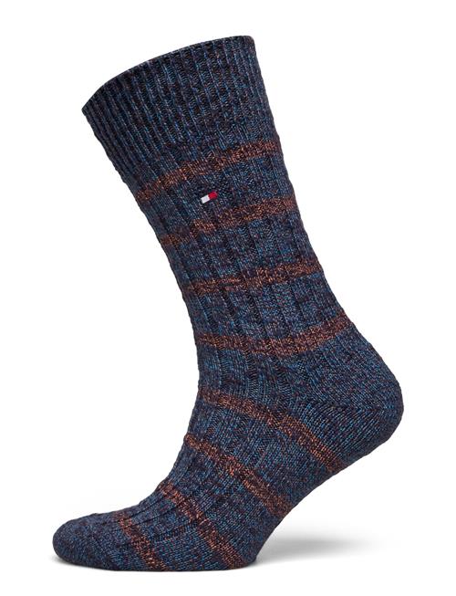 Tommy Hilfiger Th Men Sock 1P Special Mouline Stripe Tommy Hilfiger Navy