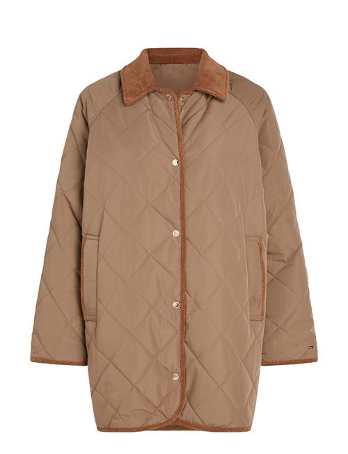 Tommy Hilfiger Md Lw Quilted Reversible Coat Tommy Hilfiger Brown