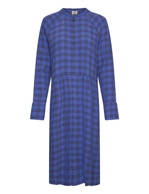 Mads Nørgaard Check Pop Dupina Dress Mads Nørgaard Blue