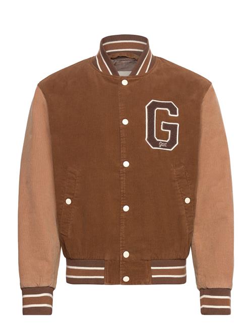 GANT Cord Varsity Jacket GANT Brown