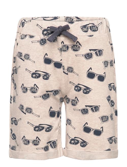 Minymo Shorts Aop Sweat Minymo Beige