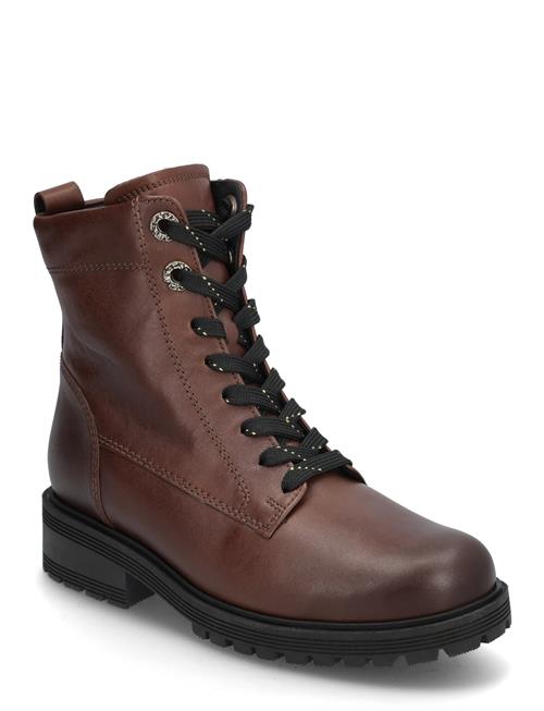 Gabor Laced Ankle Boot, Warmlining Gabor Brown