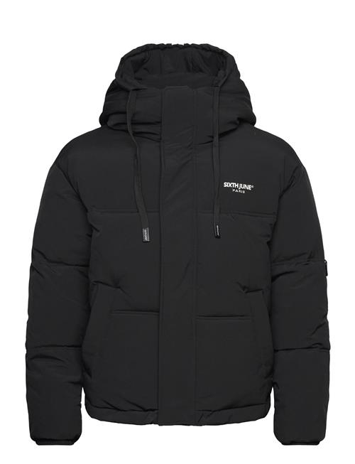 O/S Big Rope Detail Downjacket SIXTH JUNE Black