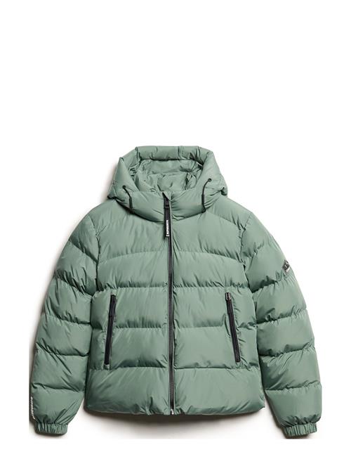 Superdry Sport Hooded Sports Puffer Jacket Superdry Sport Green