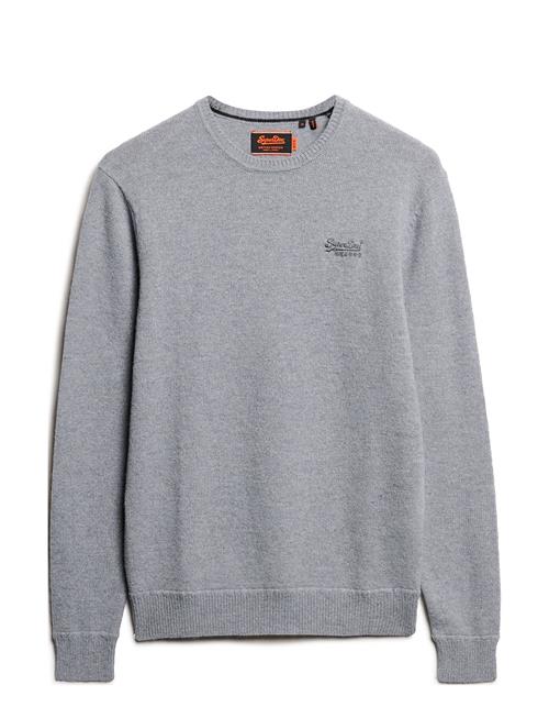 Superdry Essential Slim Fit Crew Jumper Superdry Grey