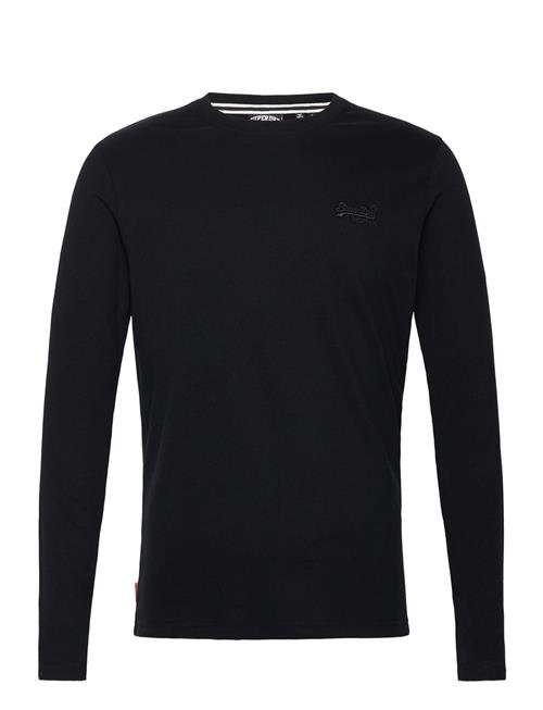 Superdry Essential Logo Long Sleeve Top Superdry Black