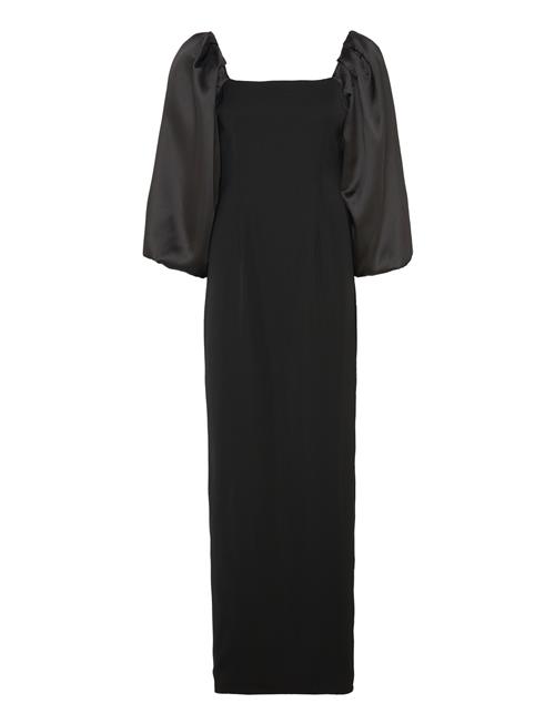 Helena Pouf Sleeve Maxi Dress Malina Black