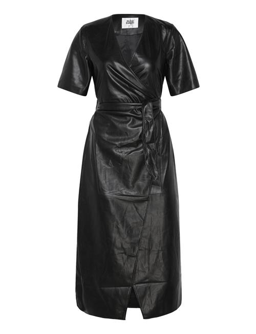 Ella Faux Leather Dress Twist & Tango Black