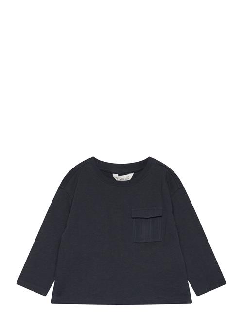 Long-Sleeved T-Shirt With Pockets Mango Black