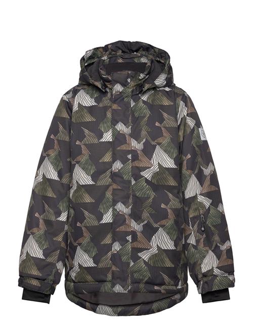 Ski Jacket - Aop Color Kids Green