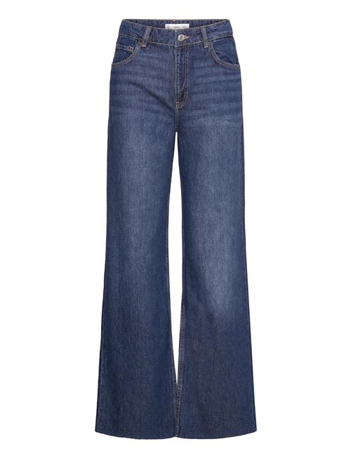 Danila Wideleg High-Rise Jeans Mango Blue