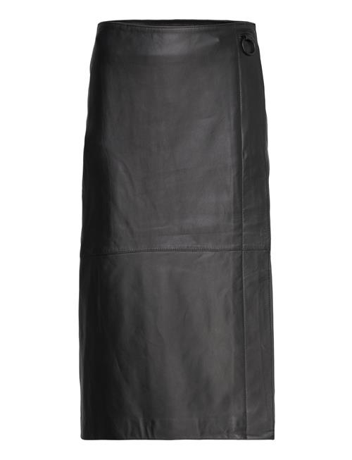 Dante6 Seri Leather Wrap Skirt Dante6 Black