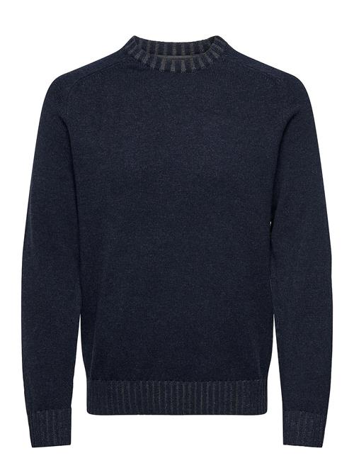 ONLY & SONS Onseddy Reg 7 Wool Crew Knit ONLY & SONS Navy