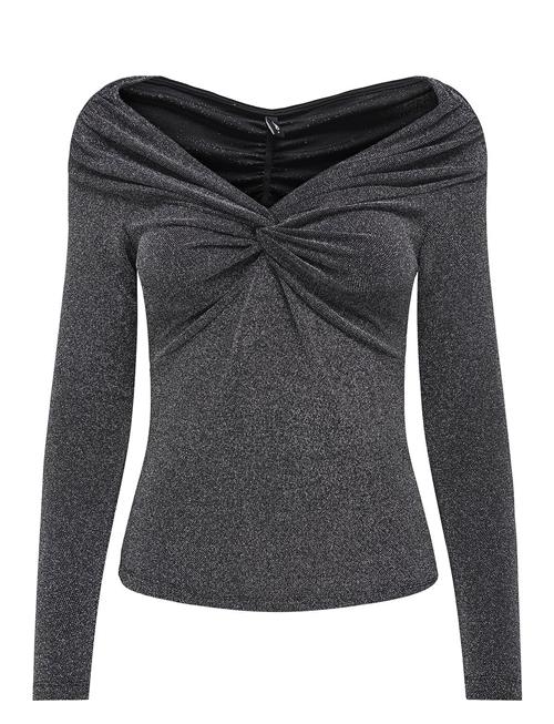 ONLY Onlqueen L/S Glitter Top Jrs ONLY Grey