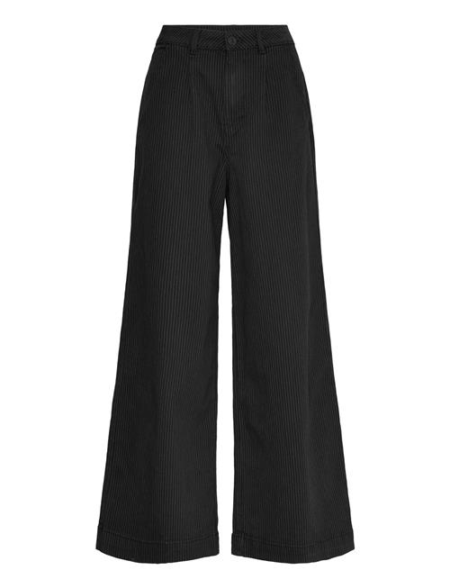 Se Nmhera Hw Wide Leg Pinstripe Pants NOISY MAY Black ved Booztlet