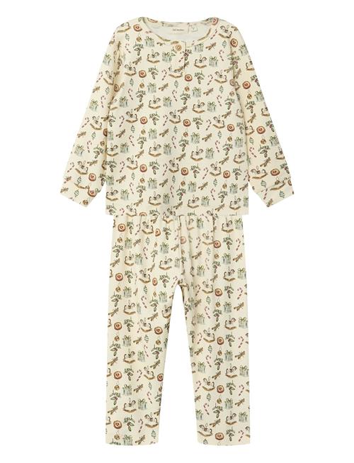 Lil'Atelier Nmngio Ls Nightset Lil Lil'Atelier Cream