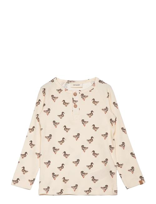 Lil'Atelier Nmmgavo Elo Ls Slim Top Lil Lil'Atelier Beige