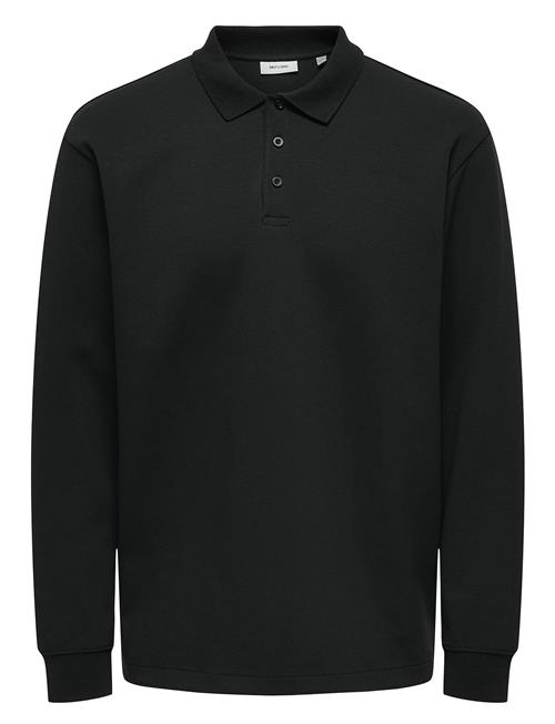 ONLY & SONS Onsbernard Rlx Ls Polo ONLY & SONS Black