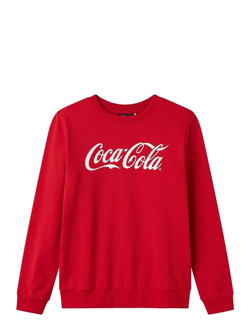 LMTD Nlnsky Cocacola Sweat Bru Bfu LMTD Red